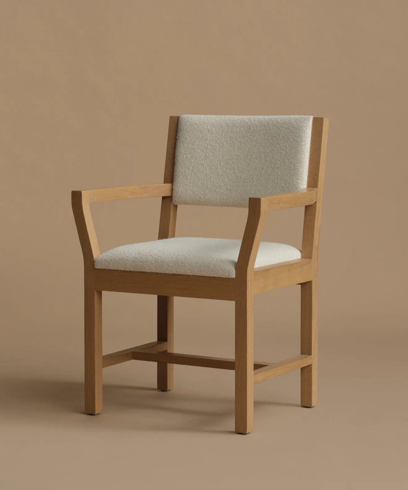 Montecito Upholstered Dining Arm Chair by Jenni Kayne