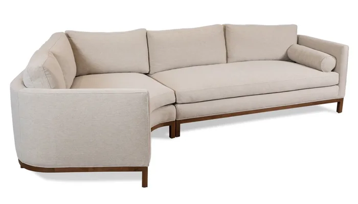Curved Back Sectional by Lawson-Fenning