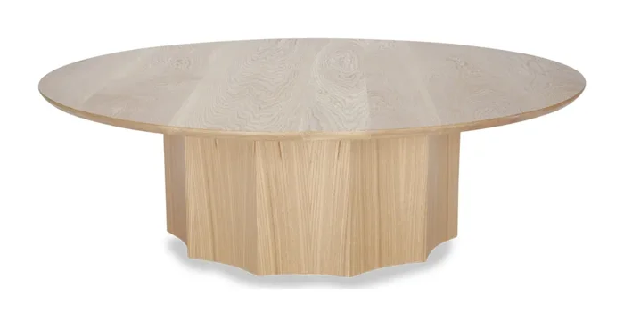 Normandie Cocktail Table with Wood Top by Lawson-Fenning