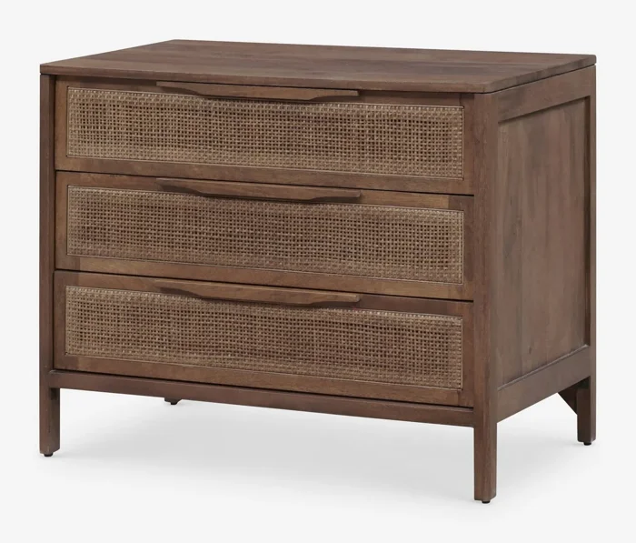 Hannah 3-Drawer Nightstand by Lulu and Georgia