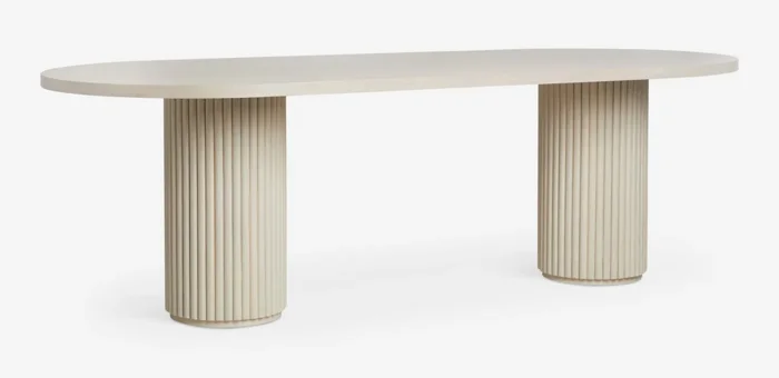 Rutherford Oval Dining Table by Lulu and Georgia