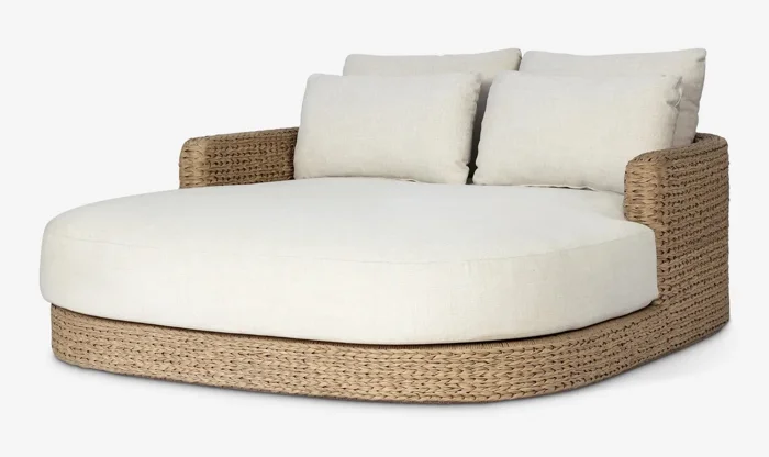 Tinashe Outdoor Double Chaise by Lulu and Georgia