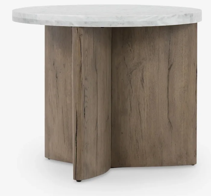 Voss Round Side Table by Lulu and Georgia