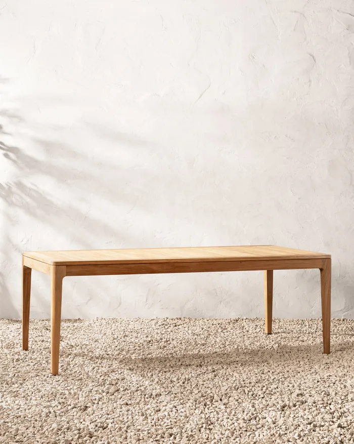 Andrey Teak Outdoor Dining Table by McGee & Co.